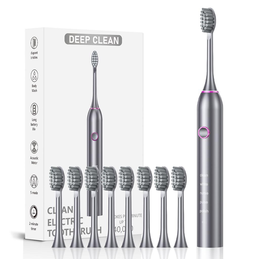 Интеллектуальная электрическая зубная щетка для взрослых, полностью автоматическая чистка, бытовая щетка с мягкой щетиной для пар