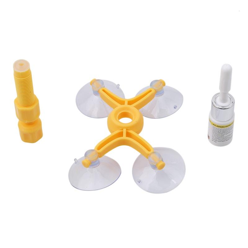 Трещина на стекле автомобиля, скол на лобовом стекле, ремонт лобового стекла своими руками, набор инструментов для профессионального ремонта лобового стекла