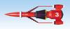 Aoshima Bunka Kyozaisha Thunderbird Thunderbird 3 масштабная пластиковая модель №3 Нет. 1/350