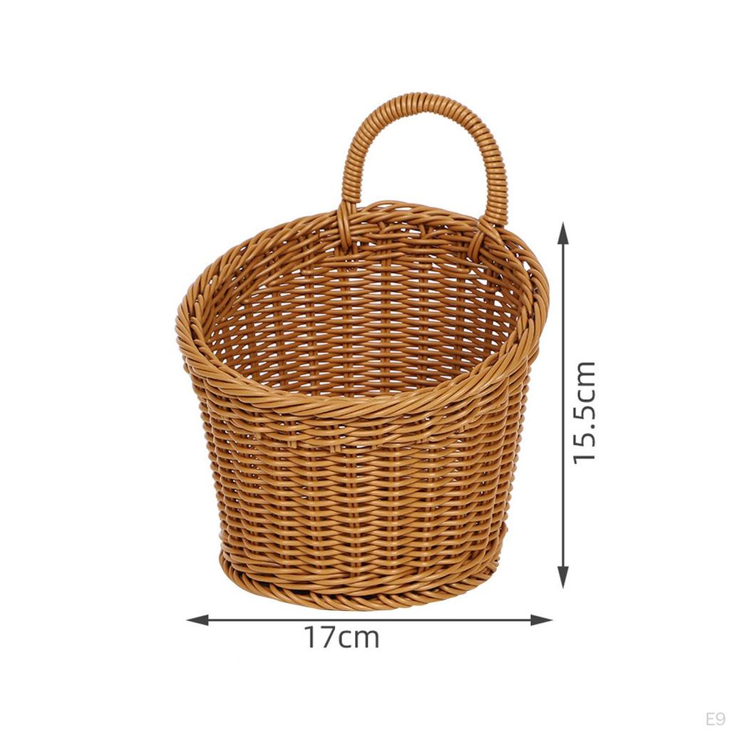 Корзины с фруктами и овощами, держатель для украшения, декоративная настенная корзина для фермерского дома для ванной комнаты