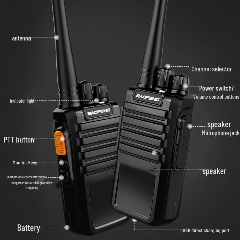 BAOFENG BF-888S Профессиональная ручная двусторонняя радиостанция (Китайская версия)