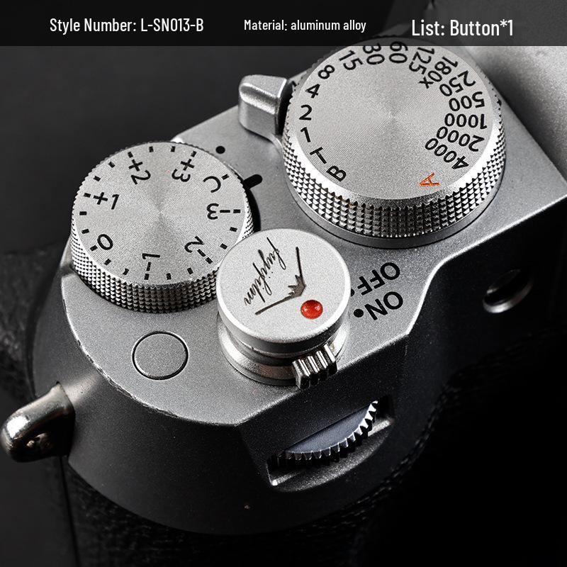 Hot Shoe Cover & Shutter Button Cap for Fujifilm XT50, X100VI, XT30 II, XM5, Nikon ZF Cameras