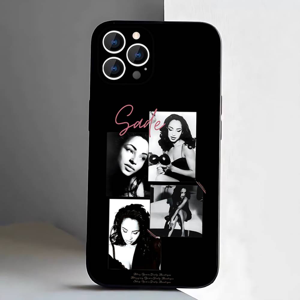 Sade Adu Love Deluxe Чехол для телефона для iPhone 17,16,15,14,13,12,Pro,Max,Plus,E,SE4,Air,Mini Черный Мягкий Короб