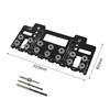Shelf Pin Jig Home Improvement Aluminum Alloy Drill Guide Template for Wardrobe Straight Holes Cupboard Builders Workshop