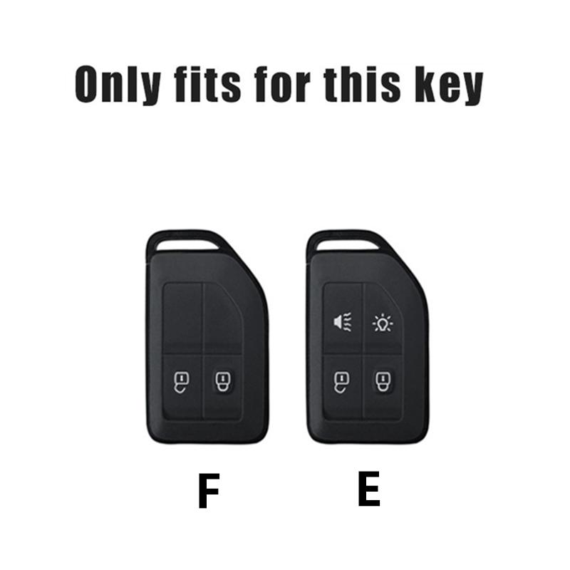 Zine Alloy Car Key Case Cover Shell Holder For Volvo FH16 RC FM EVRO 6 fh CARGO 555 FM Heavy Truck Remote Protection Accessories