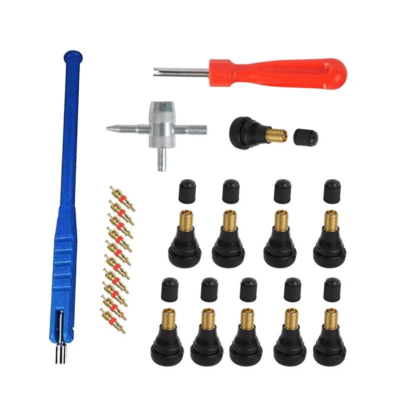 Car Tire Valve Retriever Lever Extractor Repair Tool Set