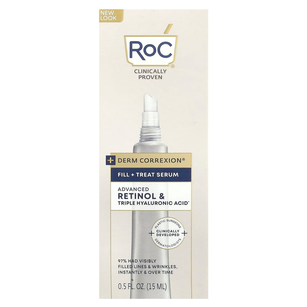 Сыворотка-пилинг RoC Derm Correxion с ретинолом и тройной гиалуроновой кислотой, 15 мл