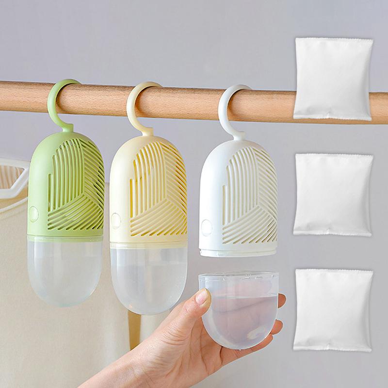 Home Clothes Dehumidification Box Moisture Absorber Desiccant Reusable Hanging Dehumidifier Bag Closet Humidity Water Collector