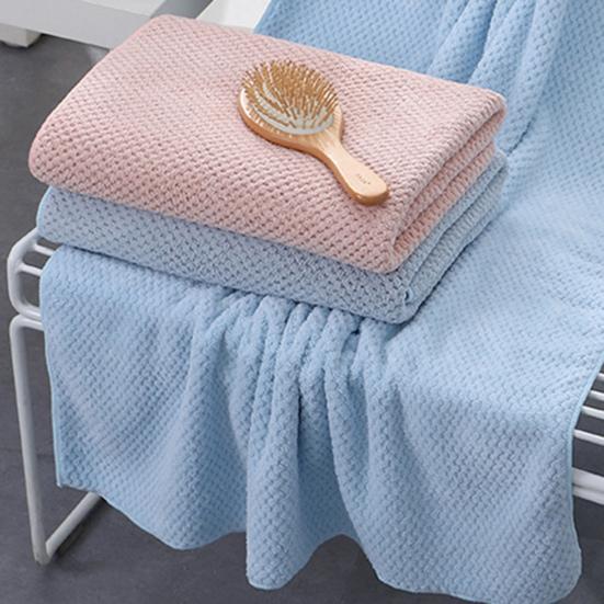 Банное полотенце из кораллового флиса высокой плотности, пушистое, быстро впитывающее воду, быстросохнущее, пляжное полотенце, полотенце для душа в отеле, пригодное для машинной стирки, полотенце для бассейна