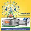 Non-Toxic Zkzc City Friends Moc Rotating Ferris Wheel Building Blocks Electric Bricks With Light Toys For Children Christmas Gifts