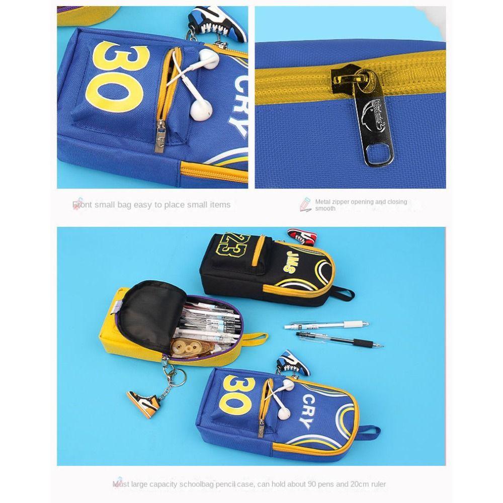 Сумка для хранения ручек большой емкости, школьные принадлежности, пенал, профессиональный пенал для офиса