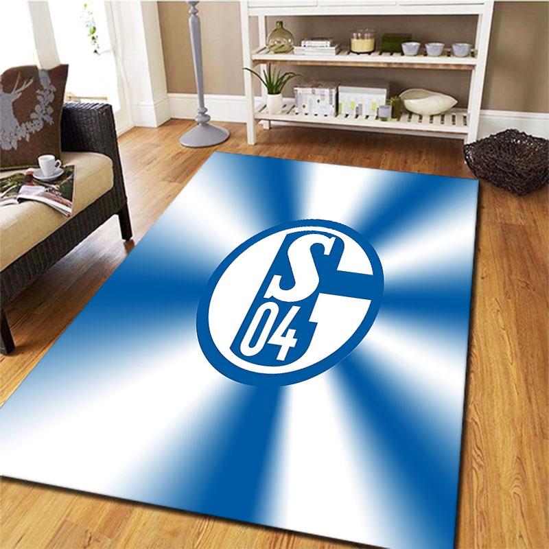 FC Schalke 04 Carpet Rug for Living Room Bedroom Home Sofa Decoration,Kids play Non-slip Floor Mat