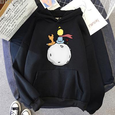 Маленький принц Мужские Женские С длинными рукавами Горячие продажи Толстовки из фильма Унисекс Харадзюку Теплая толстовка Модные повседневные толстовки Мультяшные