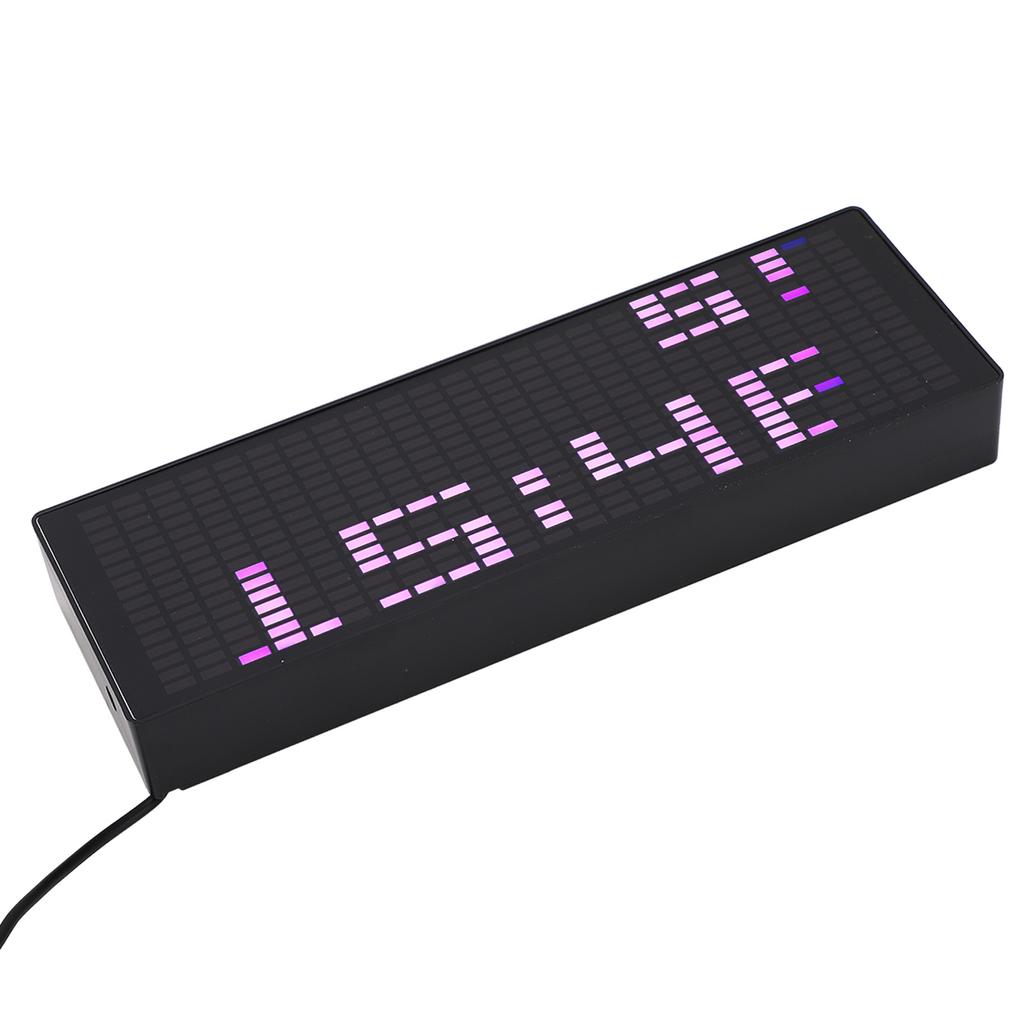 Дисплей музыкального спектра 384 светодиода RGB 20 динамических эффектов 7 цветовых эффектов Анализатор музыкального спектра