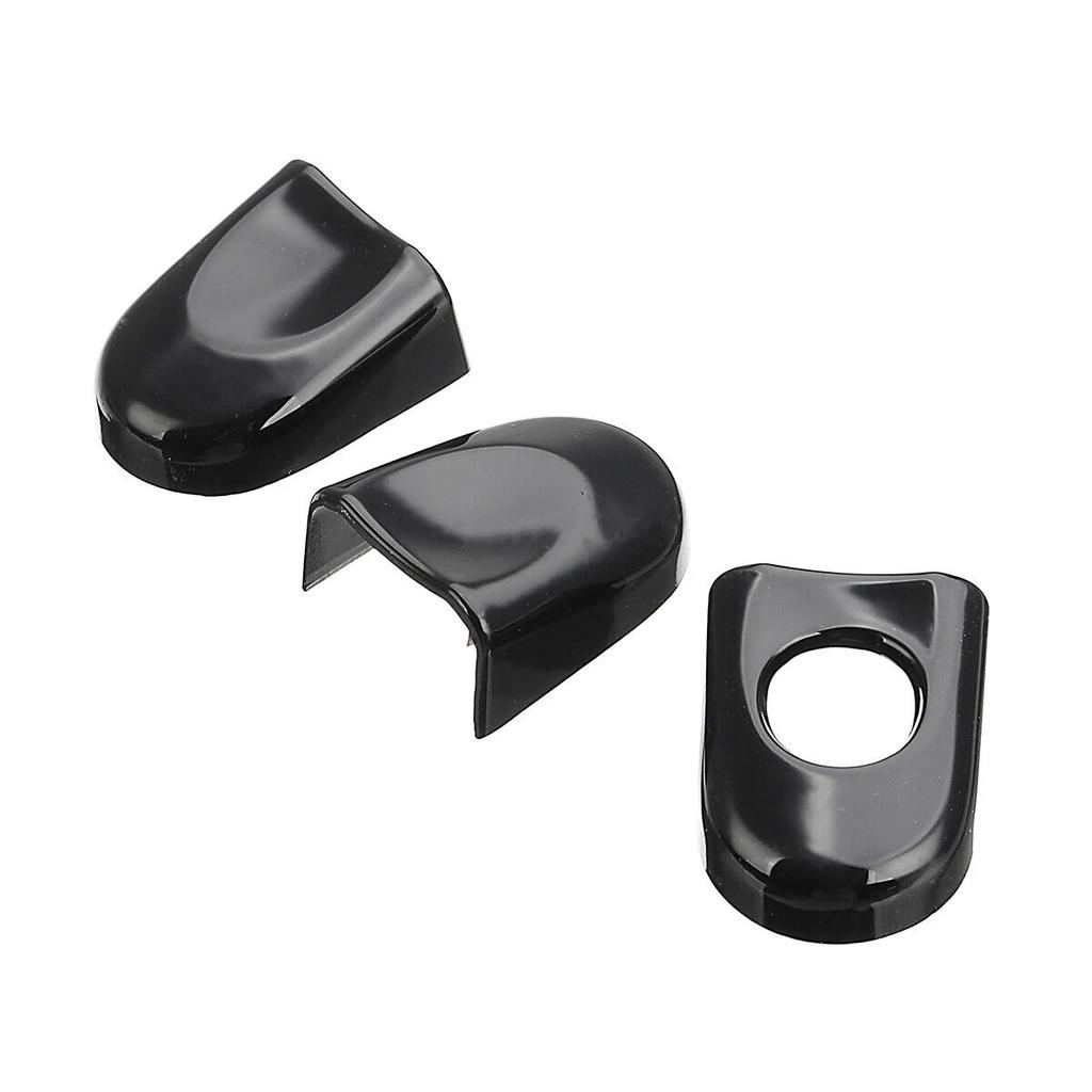 Комплект накладок на наружные ручки дверей из углеволокна/черного глянца для VW Transporter T5 T6 Caddy 2003 - 2015 Автоаксессуары