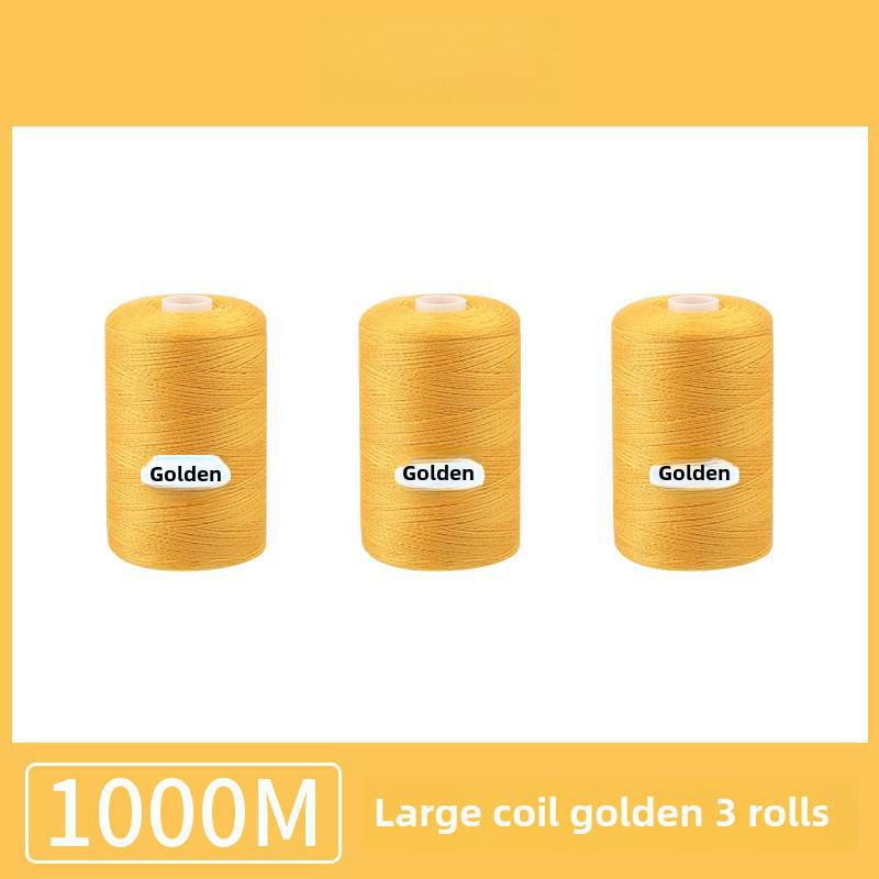 1000 ярдов ниток для бытового шитья: Полиэстер, цветная ручная работа, тонкая катушка