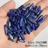Natural Blue Lapis Lazuli Connector Charms Pendant Stone Warter Drop Teardrop Heart Pendants Charm For Jewelry Making Necklaces