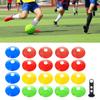 20Pcs Soccer Disc Cones Training Sports Cones Agility Soccer Cones with Plastic Bracket for Sports Field Cones Marker