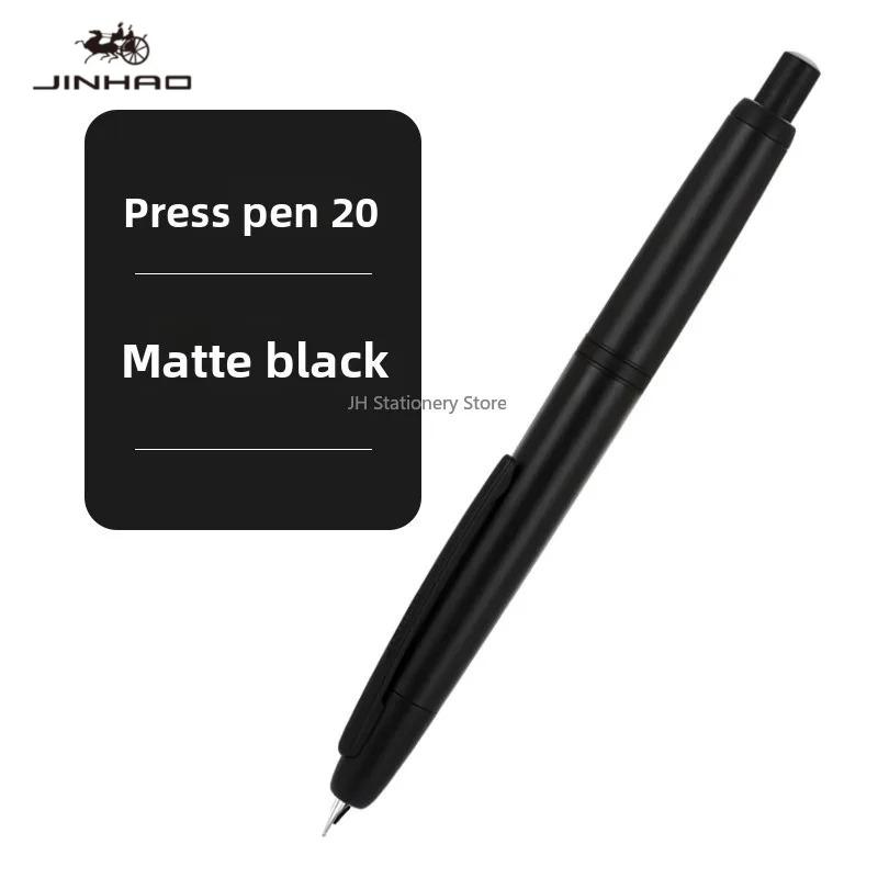 JINHAO 20 Пресс-перьевая ручка Элегантная Роскошная Чернильная ручка F EF Перо Пишущие Каллиграфические ручки Школьные Принадлежности Канцелярские товары