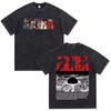 Japanese Anime Akira Washed Vintage T Shirt Science Fiction Cartoon Movie Shotaro Kaneda T-shirt Men Daily Wear Cool Top