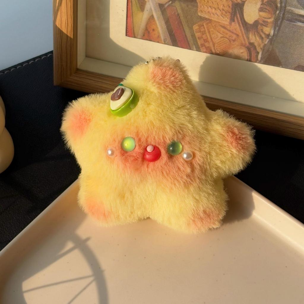 Звезда Пищалка Подвеска: Милый плюшевый брелок-подвеска, Идеально подходит для подарков и промо-акций на уличных прилавках