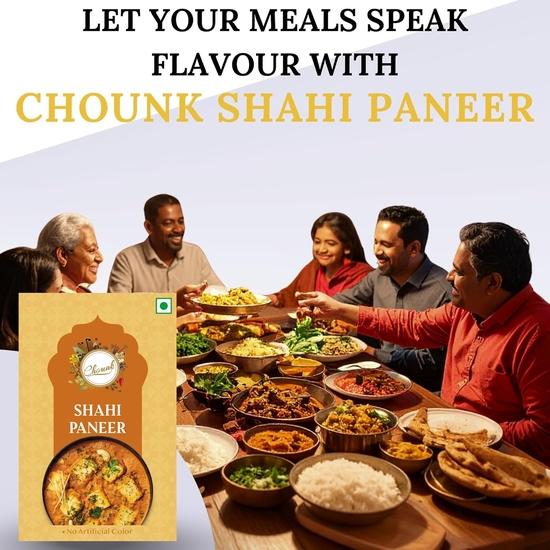 Chounk Shahi Paneer Masala – 100g (Pack of 2) | for Delicious & Flavourful Cooking | Easy to Cook | Ready Masala | Blended Spice Mix