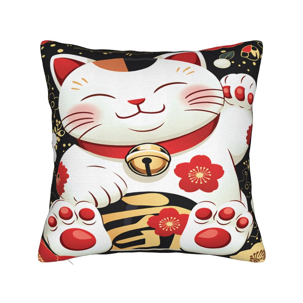 Pillow Case Lucky Cat Money For Shop Design Pillow Cover For Wedding Party Home Decor Funny Pillowcases