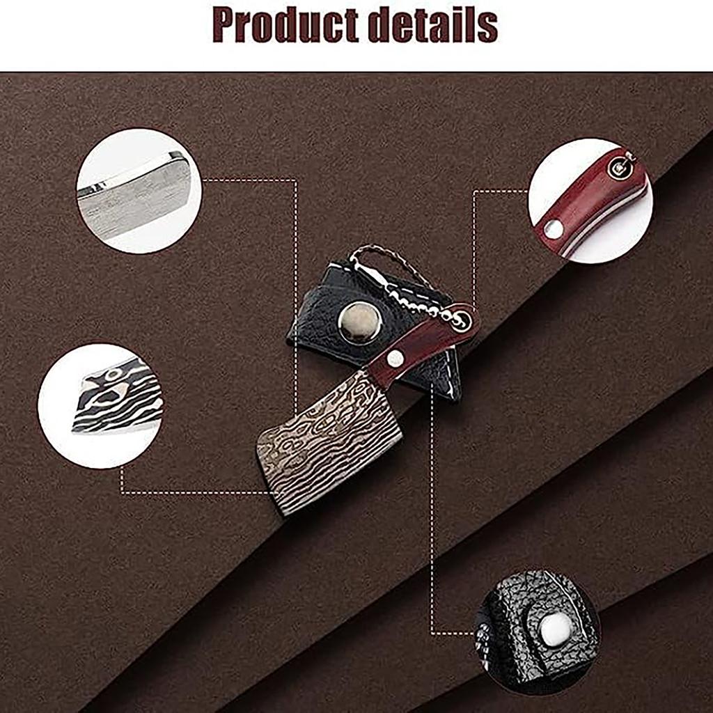 Портативный нож 6 см. Экспресс-нож для разборки. Нескладной нож. Коллекционный нож. Маленький кухонный нож. Креативный мини-портативный нож с открытым футляром.