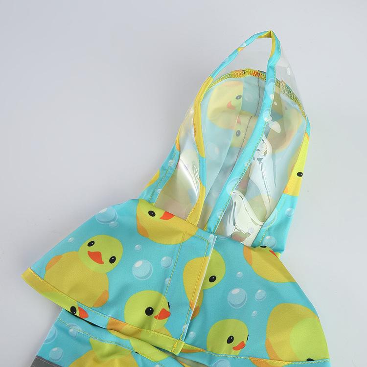 Водонепроницаемый дождевик для собак, комбинезон, светоотражающий дождевик, солнцезащитный крем, уличная одежда, куртка для больших и маленьких собак, щенков