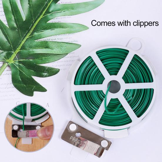 Garden Plant Ties Flexible Wire Design Weather-Resistant Vegetable Tomato Twist Ties Climbing Plants Support Ties