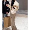 Womens Short Puffer Jacket 2026 Winter Warm Thick Cotton-Padded Coat Loose Fit Stand Collar Zip Front