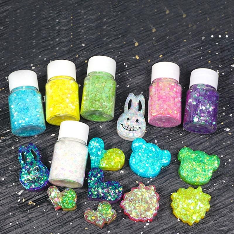 Синий Мелкий Глиттер для Resin Art Craft Supply Блестки Блестящие Пайетки Фестивальный Макияж Блестки Косметические Блестки для Глянцевой Формы Mak