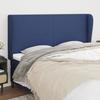 VidaXL Headboard with Ears Blue 183x23x118-128 Cm Fabric3117696