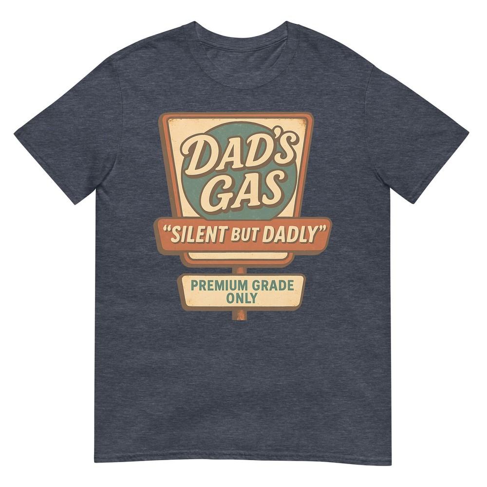 Silent But Dadly Funny Fathers Day Fart Dad Farting Vintage Tshirt