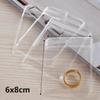 1/10/30pcs Transparent PVC Jewelry Storage Pouches with Zip Lock Closure - Anti-Oxidation, Clear Visibility, Reusable