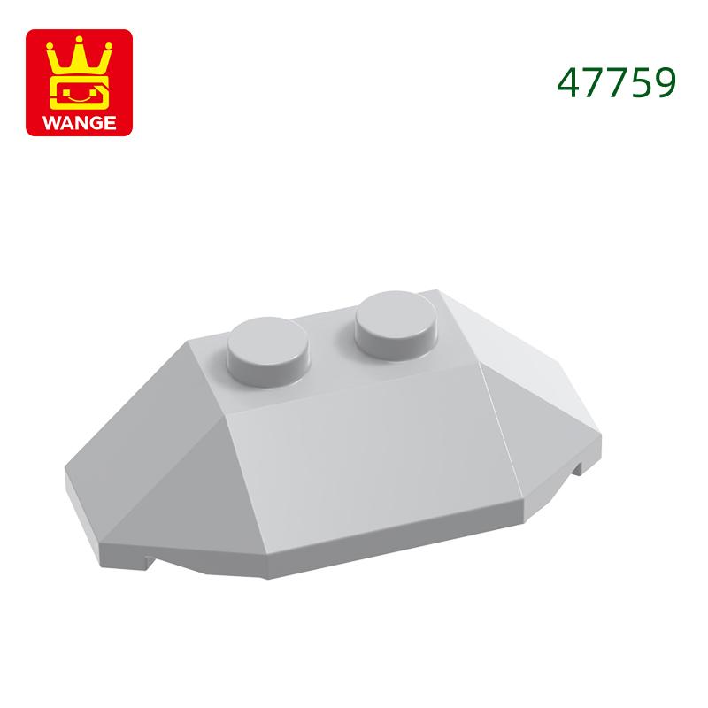 Нетоксичные 60 шт./лот 47759 Клиновидные наклонные 45° 2 x 4 Тройные строительные блоки Аксессуары Moc Совместимые с Кирпичными игрушками Для ребенка Подарочная коробка