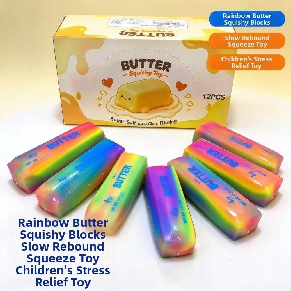 Crunchy Butter Stick Squeezed Toy Kneading Butter Stick Squishy Toy Office Desk Toy