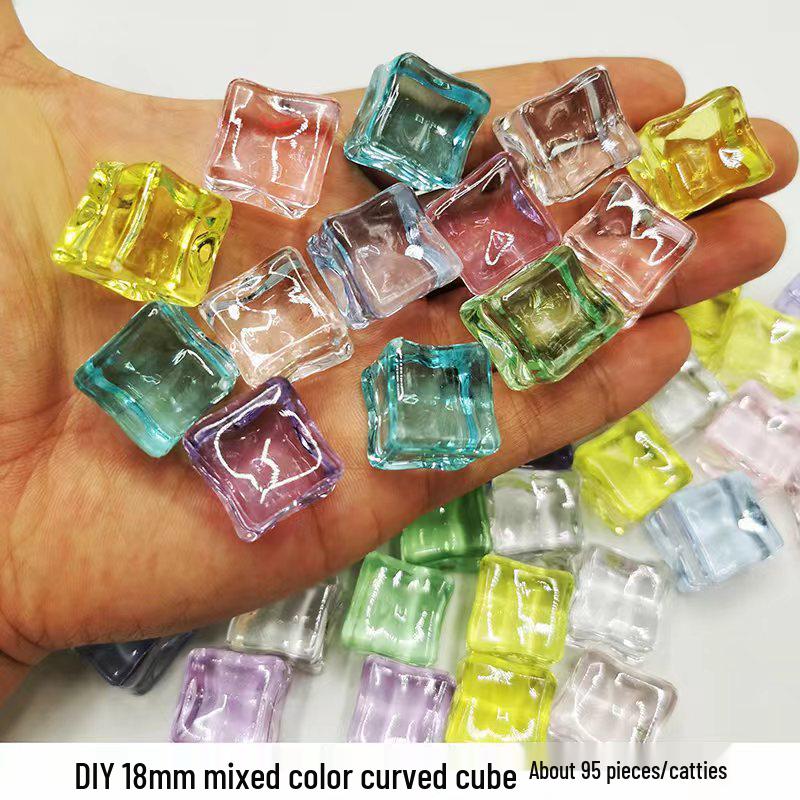 Colorful Mini Acrylic Milk Bottle Cartoon Ornaments - Cute Handmade DIY Decorative Accessories