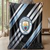 Manchester City Theme blanket Soft Flannel Blanket Plush Throw Blanket Cozy Sofa Bed Blanket for Home Decor