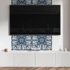 Vinyl Panel With A Motif For Easy Wall Transformation 120x60 cm Floral Pattern With Ornaments