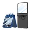 Для Samsung Galaxy Z Flip 7 6 Чехол Защитный D-образное кольцо Средняя задняя крышка Magsafe С закаленным стеклом