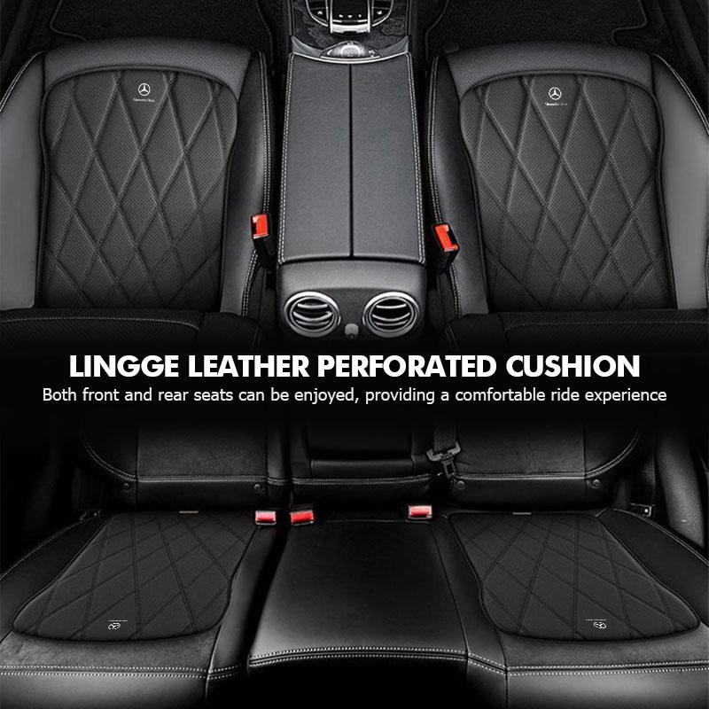 CEV5 Leather Car Seat Cover Four Season Front Rear Cushion Protector For Mercedes Benz W202 W212 W126 W140 W168 W177 CLS GLE GLC GLS