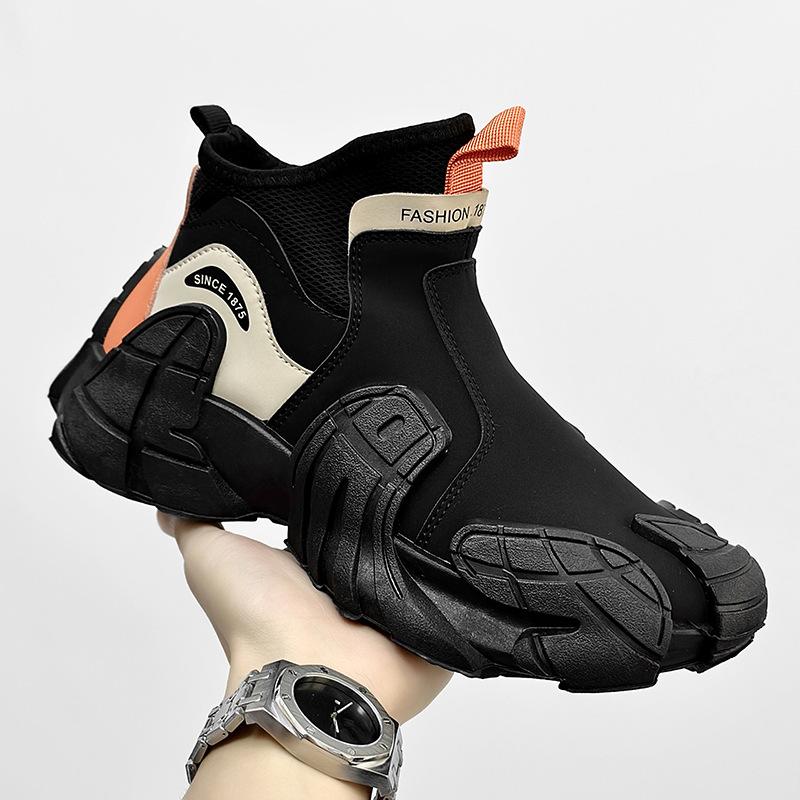 2024 осень и зима новые мужские туфли большого размера обувь для пап мужская меха обувь мужская повседневная обувь Zhongbang спортивная обувь