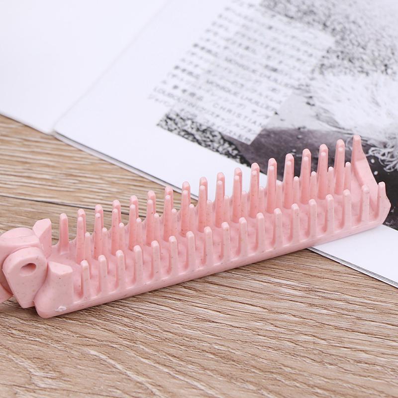 1 Pcs Foldable Hair Comb Brush Anti-Static Hairbrush Portable Travel Hair Brush