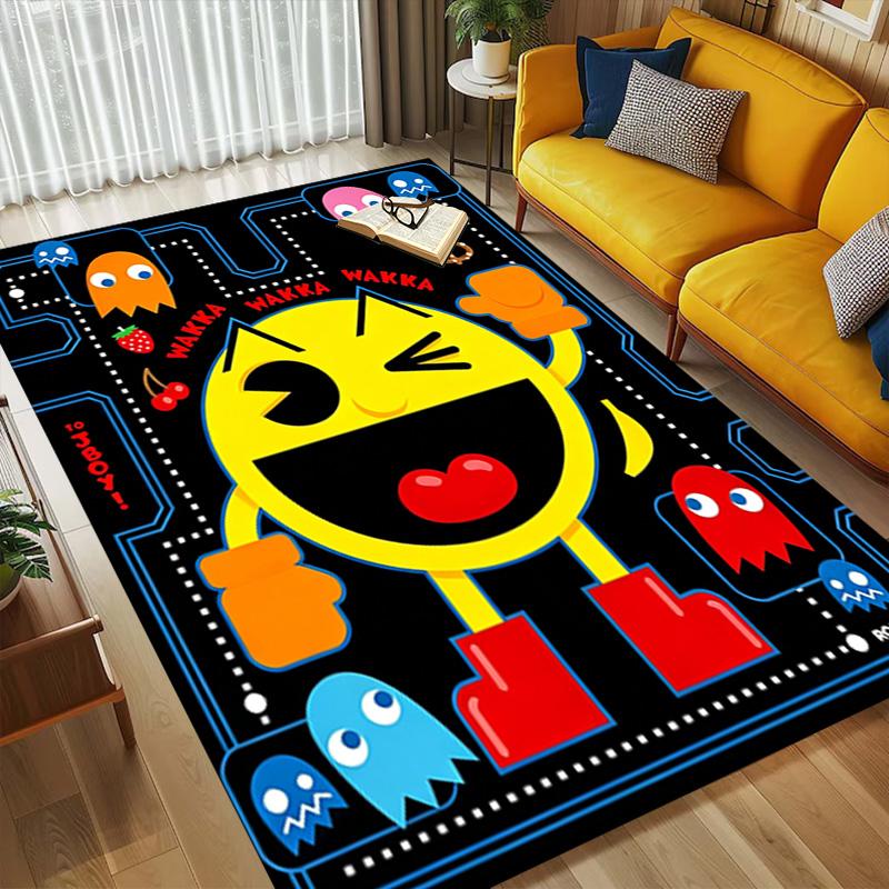 Pacman Party Living Room Nonslip Area Rug Soft Carpet For Bedroom Game Playroom Sofa Office Home Decor Doormat Christmas Gift C926232
