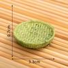 Bamboo Basket Chair Dustpan Dollhouse Simulation Decoration' Dollhouse Miniature Furniture Resin