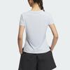 Adidas Спортивная повседневная футболка Cool Feeling Slim Fit, женские топы, голубая JD5260