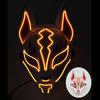 Halloween Game Glowing Mask Led Light Up Mask Cosplay Fox Mask For Festival Halloween Costume Nightclub Flashing Dj Show Props