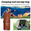 Органайзер для инструментов в рулонах для кемпинга, съемная сумка для инструментов с 12 расположенными в шахматном порядке слотами, водонепроницаемый органайзер для гаечных ключей, прочная сумка для инструментов