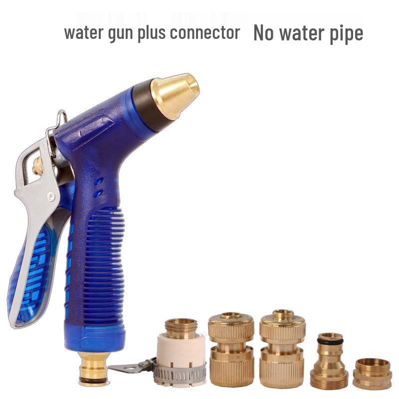 Полностью медный высоконапорный пистолет-распылитель для автомойки и насадка-щетка